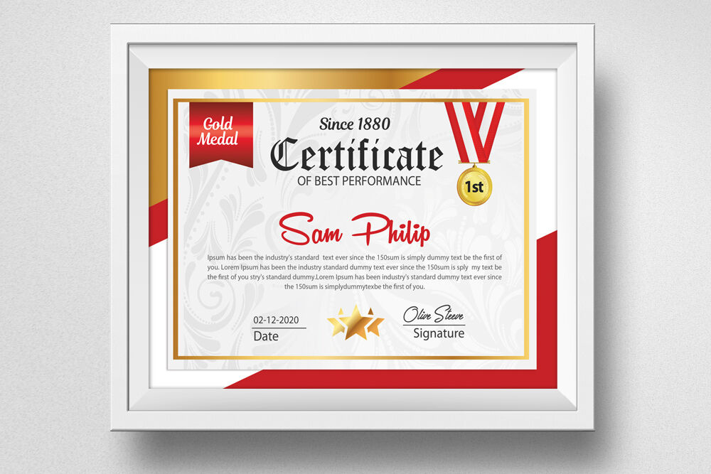 Best Performance Certificate Templatedesignhub Throughout Best Performance Certificate Template