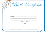 Birth Certificate Printable Certificate | Birth Certificate Intended For 11+ Baby Death Certificate Template