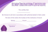 Bishop Ordination Certificate Template Template Sumo Throughout Ordination Certificate Templates