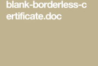 Blank Borderless Certificate.doc | Blanks, Templates, Lockscreen With Regard To Borderless Certificate Templates