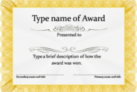 Blank Certificate Templates Free Download In 2020 | Award For Free Printable Blank Award Certificate Templates
