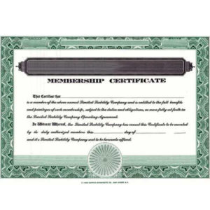 Blank Llc Membership Certificates | Corpex (Pack Of 20) Throughout Llc Membership Certificate Template