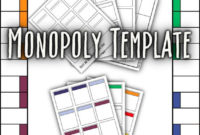 Blank Monopoly Template Regarding Monopoly Property Cards Template