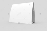 Blank Paper Tent Template, White Tent Card With Empty Space With Blank Tent Card Template