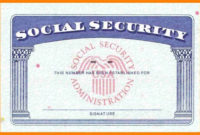 Blank Social Security Card Template Download Blank Social With Regard To 11+ Ss Card Template