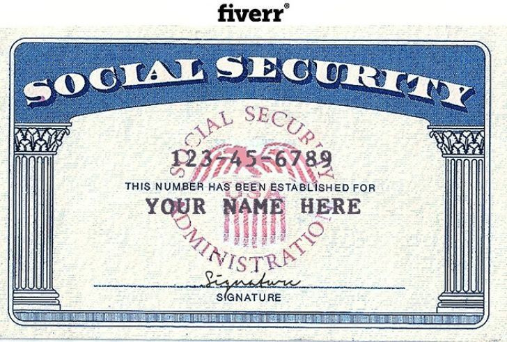 Blank Social Security Card Template Download Certificate Regarding 11+ Fake Social Security Card Template Download