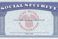 Blank Social Security Card Template Download Psd+Ssn+ For Free Blank Social Security Card Template Download