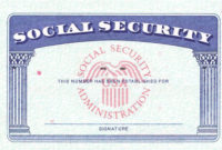 Blank Social Security Card Template Download Social Security Pertaining To Blank Social Security Card Template Download