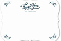 Blank Thank You Card Template Luxury Thank You Messages Inside 11+ Thank You Note Card Template