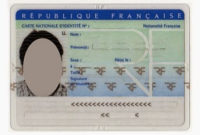 Printable French Id Card Template – Snowmanadventure