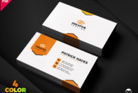 Business Card Design Free Psd Set | Psddaddy Intended For Printable Psd Visiting Card Templates