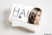 Business Card Layout For Hair Salon With Scissors Logo Intended For 11+ Hair Salon Business Card Template