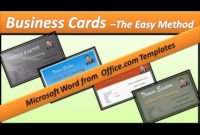 Business Card Make Business Cards Microsoft Word 2010 Pertaining To Business Card Template Word 2010