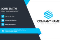 Business Card Template Free Vector – Personalized Design Throughout Template For Calling Card