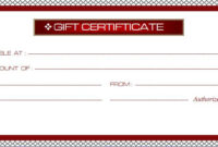 Business Gift Certificate Template | Free Sample Templates With Company Gift Certificate Template