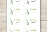 Byron Printable Wedding Order Of Service Template | Wedding Throughout 11+ Table Name Cards Template Free