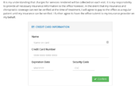 Capturing Credit Cards With Consent Forms Intakeq Regarding Professional Credit Card On File Form Templates