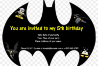 Card Batman Birthday Card Template, Birthday Card Batman For Batman Birthday Card Template