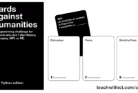Cards Against Humanities Python Tutorial Teachwithict In Professional Cards Against Humanity Template