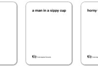 Cards Against Humanity Card Generation (Slightly Nsfw) | With Professional Cards Against Humanity Template