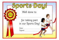 Certificate Clipart Sports Day, Certificate Sports Day Pertaining To Quality Sports Day Certificate Templates Free