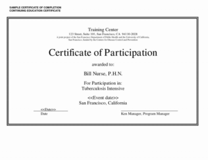 Certificate Of Accomplishment Template Free Unique Throughout Free Ceu Certificate Template