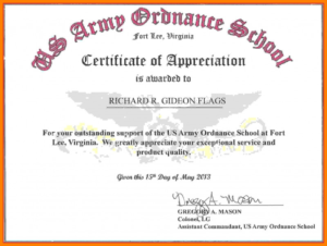 Certificate Of Achievement Army Template (1) Templates Within Certificate Of Achievement Army Template