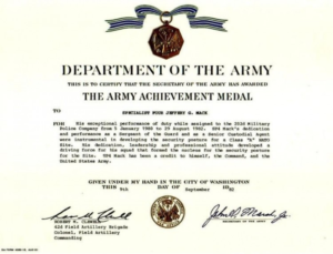 Certificate Of Achievement Army Template (2) Templates For Printable Certificate Of Achievement Army Template