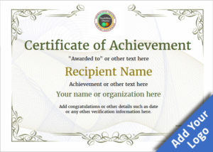Certificate Of Achievement Free Templates Easy To Use In Free Certificate Of Attainment Template