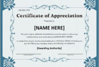 Certificate Of Appreciation For Ms Word Download At Http Throughout Template For Certificate Of Appreciation In Microsoft Word