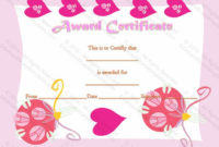 Certificate Of Appreciation (Love Themed) Gct | Free Throughout Love Certificate Templates
