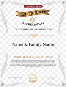 Certificate Of Authorization Png Images | Pngwing In Certificate Of Authorization Template