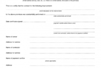 Certificate Of Completion Construction Templates (4 Intended For Free Construction Certificate Of Completion Template