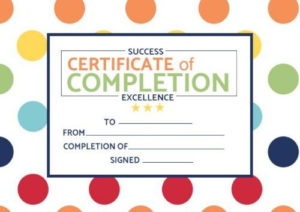 Certificate Of Completion Templates | Customize In Seconds For 11+ Fun Certificate Templates