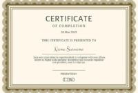Certificate Of Completion Templates | Customize In Seconds Regarding Professional Certification Of Completion Template