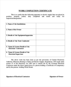 Certificate Of Inspection Template (3) Templates Example Inside Certificate Of Inspection Template