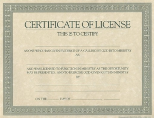 Certificate Of License Template (4) Templates Example Throughout Best Certificate Of License Template