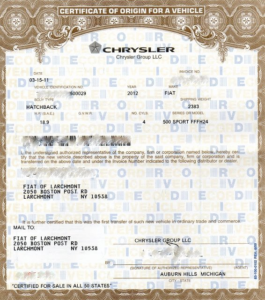 Certificate Of Origin For A Vehicle Template (5) Templates In Certificate Of Origin For A Vehicle Template