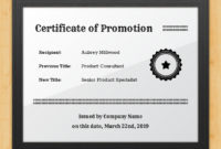 Certificate Of Promotion Trailblazeraward Hut Intended For 11+ Promotion Certificate Template