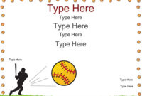 Certificate Street: Free Award Certificate Templates No With Regard To Quality Softball Certificate Templates Free