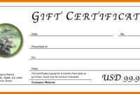 Certificate Template Golf Gift Certificate Template Regarding Golf Gift Certificate Template
