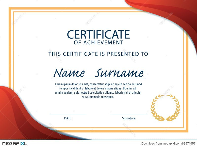 Certificate Template Size Template For Certificate For Certificate Template Size
