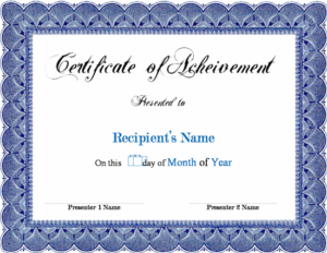 Certificate Template Word | Awards Certificates Template Intended For Printable Microsoft Word Award Certificate Template