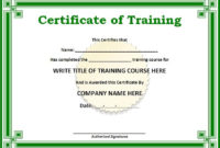 Certificate Templates | Free Word Templates | Training Throughout 11+ Training Certificate Template Word Format