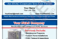 Check Out These Great Hvac Business Cards From Value In Quality Hvac Business Card Template