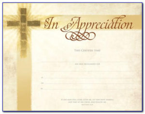 Christian Dedication Certificate Template | Vincegray2014 Within Christian Certificate Template