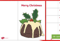 Christmas Card Designs | Primary Resources (Teacher Made) Regarding Print Your Own Christmas Cards Templates