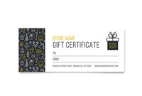Christmas Wishes Gift Certificate Template Design Regarding Printable Gift Card Template Illustrator