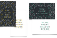 Christmas Wishes Greeting Card Template Design Pertaining To Free Birthday Card Template Indesign