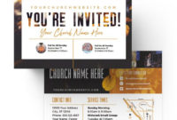 Church Standard Invite Cards Fall You'Re Invited | Prochurch With Free Church Invite Cards Template